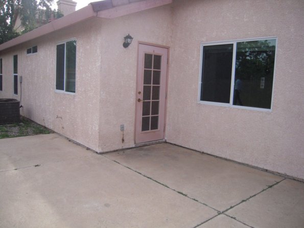 Back patio