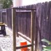 View the image: Fence section framed