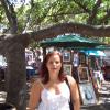 View the image: Peggy under the Banyan tree